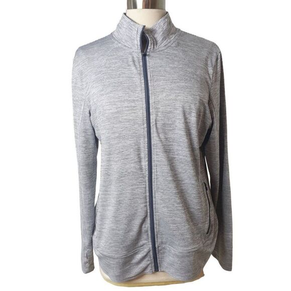 C9 Champion Women's Duo Dry Full-Zip Jacket XL Running Athletic High Low NOWT - Picture 1 of 5